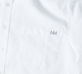 NOMANUAL(ノーマニュアル) SALARYMAN SHORT SLEEVE SHIRTS - WHITE