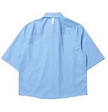 NOMANUAL(ノーマニュアル) SALARYMAN SHORT SLEEVE SHIRTS - SKYBLUE