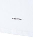 NOMANUAL(ノーマニュアル) METAL LOGO T-SHIRT - WHITE