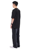 NOMANUAL(ノーマニュアル) DGN T-SHIRT - BLACK