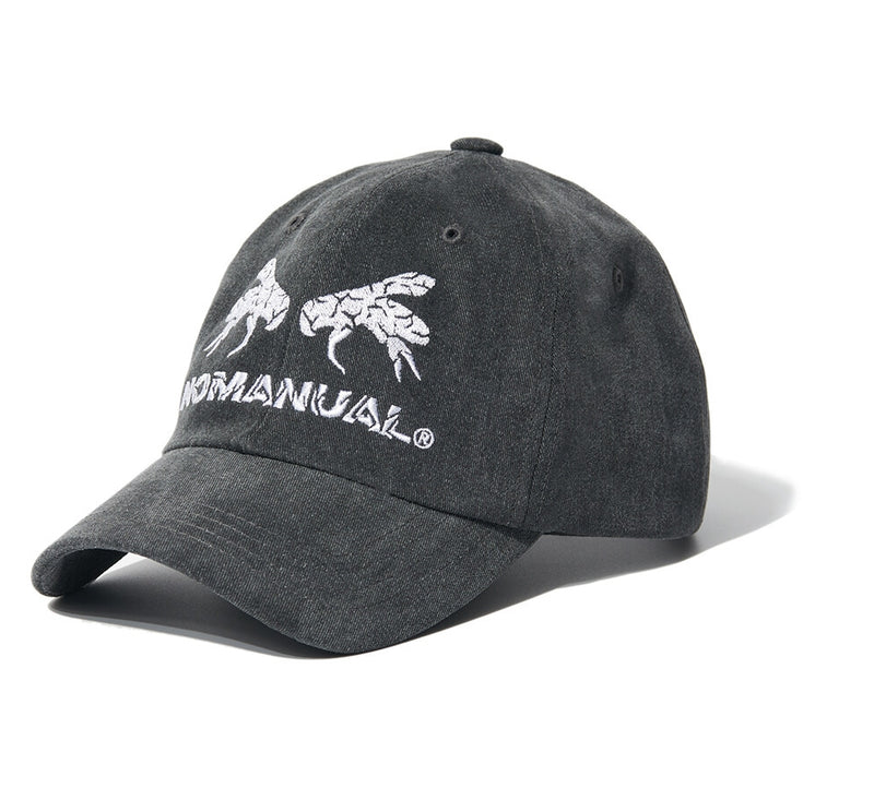 NOMANUAL(ノーマニュアル) WORKER BEE BALL CAP - CHARCOAL