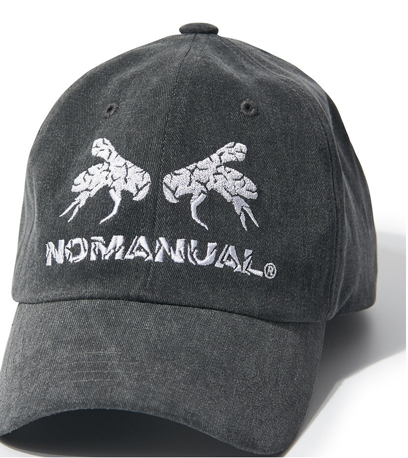 NOMANUAL(ノーマニュアル) WORKER BEE BALL CAP - CHARCOAL