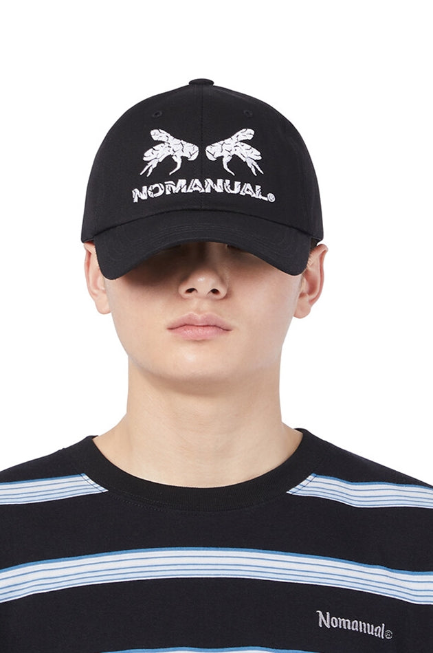 NOMANUAL(ノーマニュアル) WORKER BEE BALL CAP - BLACK