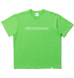 NOMANUAL(ノーマニュアル) EXCEL LOGO T-SHIRT - GREEN