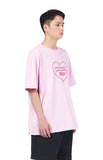 NOMANUAL(ノーマニュアル) LOVE YOURSELF T-SHIRT - PINK