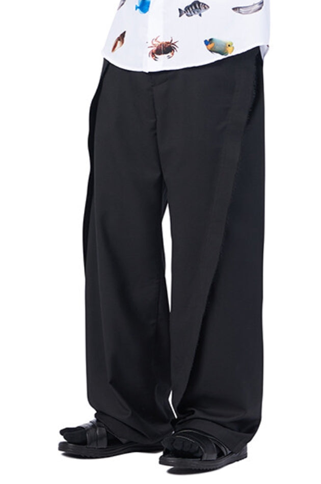 NOMANUAL(ノーマニュアル) R.C PANTS - BLACK