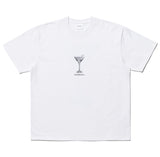 NOMANUAL(ノーマニュアル) MARTINI T-SHIRT - WHITE