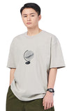 NOMANUAL(ノーマニュアル) NM GLOBE T-SHIRT - GRAY