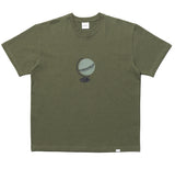 NOMANUAL(ノーマニュアル) NM GLOBE T-SHIRT - KHAKI