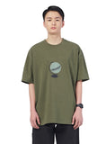 NOMANUAL(ノーマニュアル) NM GLOBE T-SHIRT - KHAKI