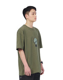 NOMANUAL(ノーマニュアル) NM GLOBE T-SHIRT - KHAKI