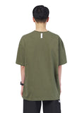 NOMANUAL(ノーマニュアル) NM GLOBE T-SHIRT - KHAKI