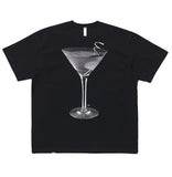 NOMANUAL(ノーマニュアル) MARTINI T-SHIRT - BLACK