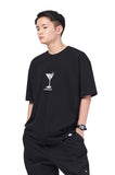 NOMANUAL(ノーマニュアル) MARTINI T-SHIRT - BLACK