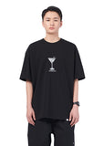 NOMANUAL(ノーマニュアル) MARTINI T-SHIRT - BLACK