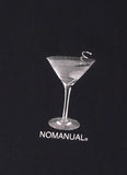 NOMANUAL(ノーマニュアル) MARTINI T-SHIRT - BLACK