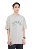 NOMANUAL(ノーマニュアル) DRAWING ARCH LOGO T-SHIRT - GRAY