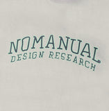 NOMANUAL(ノーマニュアル) DRAWING ARCH LOGO T-SHIRT - GRAY