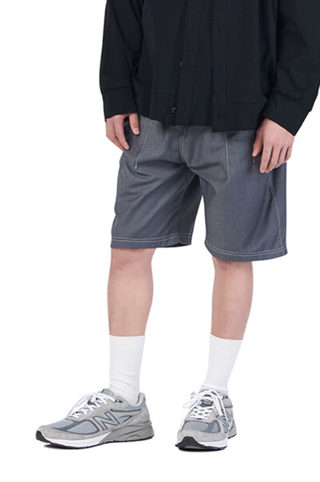 NOMANUAL(ノーマニュアル) S.L SHORT PANTS - GRAY