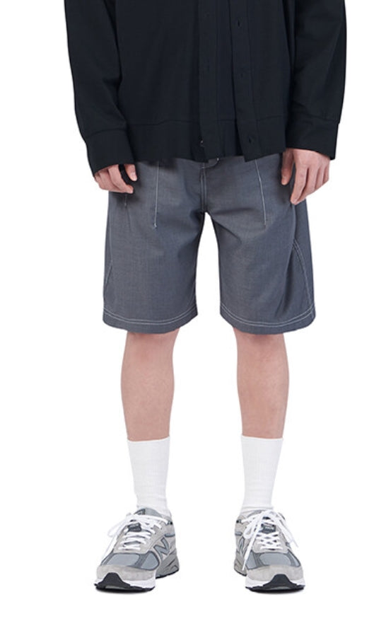 NOMANUAL(ノーマニュアル) S.L SHORT PANTS - GRAY