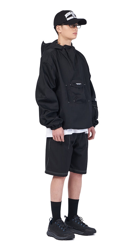 NOMANUAL(ノーマニュアル) S.L SHORT PANTS - BLACK – UNDERSTUDY CLUB