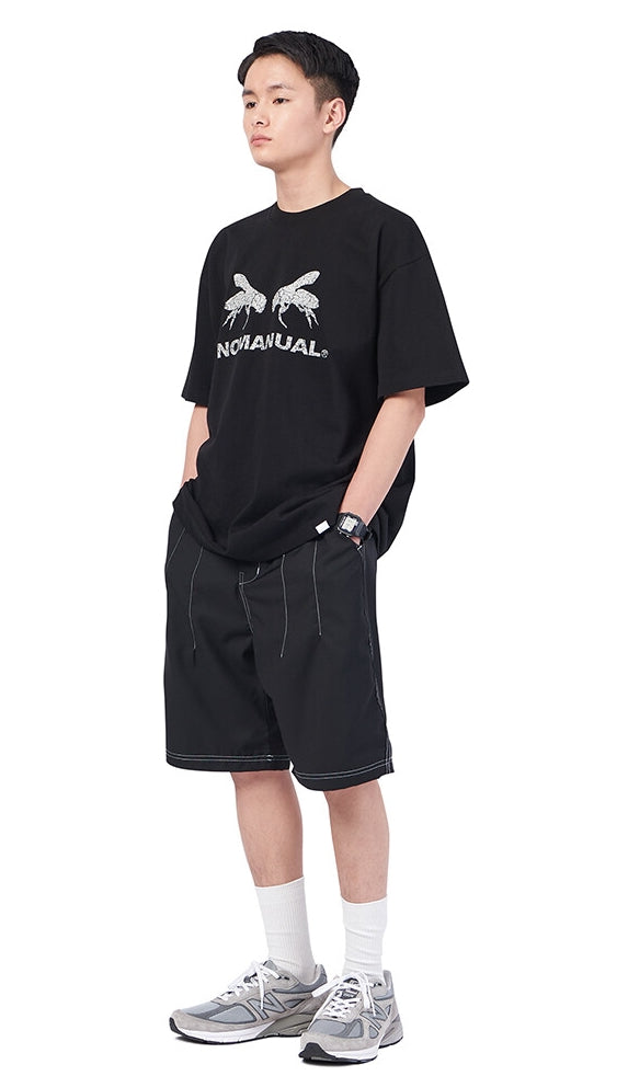 NOMANUAL(ノーマニュアル) S.L SHORT PANTS - BLACK – UNDERSTUDY CLUB