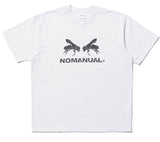 NOMANUAL(ノーマニュアル) WORKER BEE T-SHIRT - WHITE