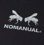 NOMANUAL(ノーマニュアル) WORKER BEE T-SHIRT - BLACK