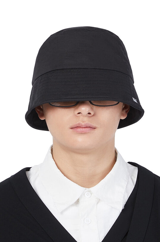 NOMANUAL(ノーマニュアル) NM LOGO BUCKET HAT - BLACK