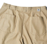 NOMANUAL(ノーマニュアル) TWO-TUCK CROPPED PANTS - BEIGE