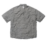 NOMANUAL(ノーマニュアル) WRINKLED SHORT SLEEVE SHIRT - WARM STONE