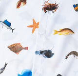 NOMANUAL(ノーマニュアル) OCEAN FRIENDS SHORT SLEEVE SHIRTS - WHITE