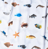 NOMANUAL(ノーマニュアル) OCEAN FRIENDS SHORT SLEEVE SHIRTS - WHITE