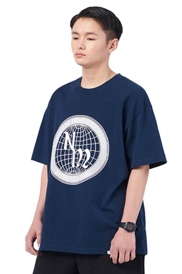NOMANUAL(ノーマニュアル) WWN T-SHIRT - NAVY