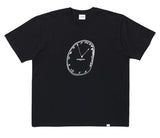 NOMANUAL(ノーマニュアル) REAL TIME T-SHIRT - BLACK