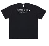 NOMANUAL(ノーマニュアル) REAL TIME T-SHIRT - BLACK