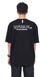 NOMANUAL(ノーマニュアル) REAL TIME T-SHIRT - BLACK