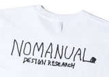 NOMANUAL(ノーマニュアル) REAL TIME T-SHIRT - WHITE