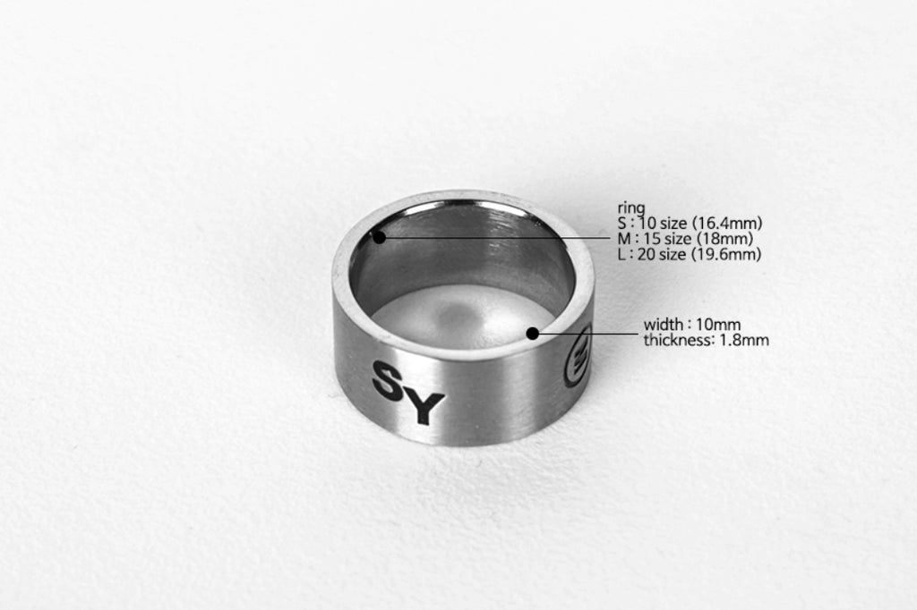 SSY(エスエスワイ) SSY 4 DIRECTION RING (SURGICAL STEEL)