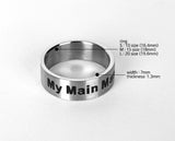 SSY(エスエスワイ) MY MAIN MAN DONATION HOPE RING (SURGICAL STEEL)