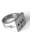 SSY(エスエスワイ) X XX LOGO RING (SURGICAL STEEL)