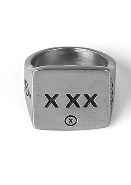 SSY(エスエスワイ) X XX LOGO RING (SURGICAL STEEL)