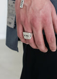 SSY(エスエスワイ) X XX LOGO RING (SURGICAL STEEL)