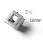 SSY(エスエスワイ) SQUARE OURLINE RING (SURGICAL STEEL)