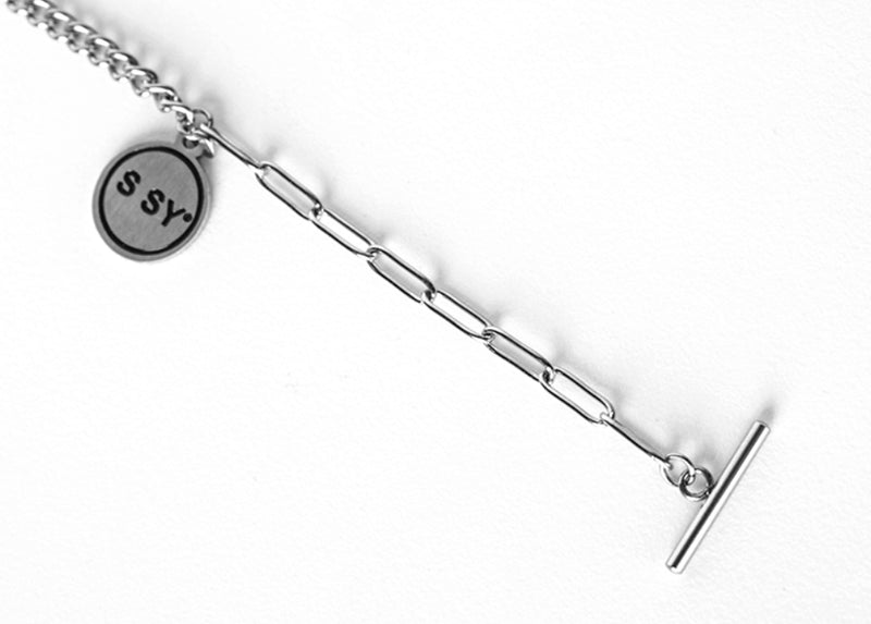SSY(エスエスワイ) S SY PENDANT LINK CHAIN BRACELET (SURGICAL STEEL)