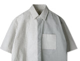 SSY(エスエスワイ) 3 check complex half shirt
