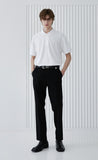SSY(エスエスワイ) collar iron tip pique polo t-shirt white