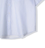 SSY(エスエスワイ)  doble holder stripe half shirt sky blue