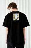 SSY(エスエスワイ)  melting smile t-shirt black