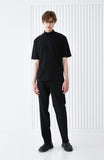 SSY(エスエスワイ)  rib mock neck t-shirt black